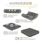 台灣製【藤原傢俬★捲包床】極致黑防螨抗菌乳膠獨立筒捲包床-偏硬, , large