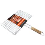 Wooden handle BBQ Net, , large