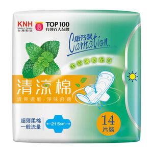 康乃韾清涼棉一般流量21.5cm-14PC