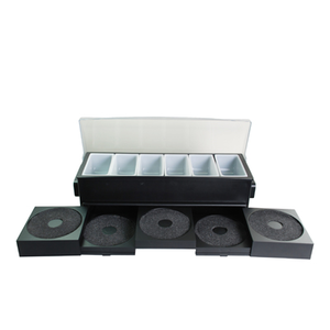 Fruit Condiment With Salt Rimmer and Bar Caddy