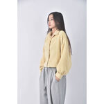 (2XL) 落肩黃色外套二手衣, , large