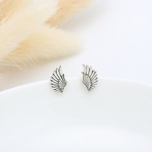 【Angel & Me】天使 翅膀 Angel Wing 一對 s925 純銀 耳環 生日 情人節 禮物