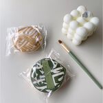 【台灣現貨】爾木萄 100分棉花糖粉撲 『白鹿同款』 AMORTALS粉撲 超軟不吃粉 一盒三入（兩個粉撲+1支遮瑕刷）, , large