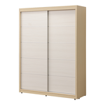 【唯熙傢俱】雷莎原木雙色5x7尺滑門衣櫃, , large
