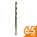 【Panrico 百利世】六角軸含鈷鑽頭/6.5mm(鑽鐵 鑽白鐵 鑽木頭 鑽塑膠), , large