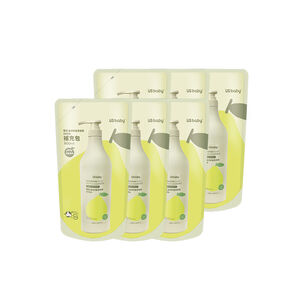 優生植淨奶瓶清潔劑900ml-補充包(6入)