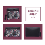 SOLIS 反光骷髏系列 15.7吋筆電保護套-織錦紅, , large