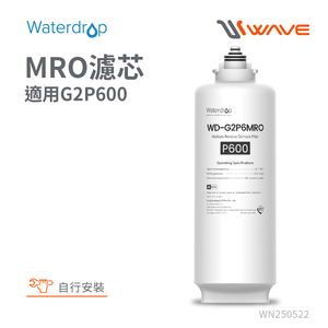 【Waterdrop】G2P600 專用濾心MRO濾芯(DIY更換)