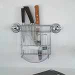 [FECA] E15 Stainless Steel Knives Storage Suction Rack, , large