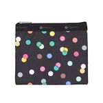 Lesportsac Deluxe Everyday Bag 都會時尚斜背包/ 圓點漂浮氣球 黑色, , large
