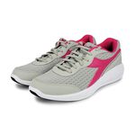 DIADORA迪亞多那 義大利進口 輕量運動慢跑鞋 EASY RUN 女運動鞋 女鞋 透氣 彈性 吸震 棉鞋墊 灰粉, , large
