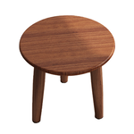 HABABY Huan'an Home Furnishings Solid Beech Wood Small Round Stool, , large