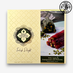 [SOLO Vintage] Apple, Pomegranate & Pistachio Turkish Delight Finger Rolls Box 300g Natural Ingredients Made in Turkey, , large