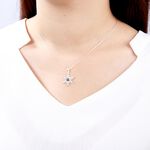 【Angel & Me】極光之星 珍珠 s925 純銀項鍊 雪花 情人 生日禮物, , large