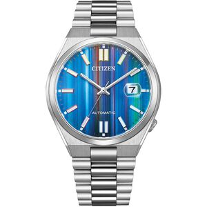 CITIZEN 星辰 TSUYOSA 七彩限定 情人節推薦款 青春撞色機械錶-電視TV NJ0151-53W