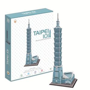 [3D立體拼圖]台灣建築系列-台北101(TW101h)