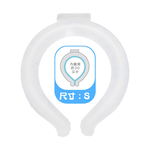 Cool and refreshing neckband - white M, , large