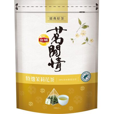 立頓茗閒情100％台灣茶-茉莉花茶-100.8g(2.8gx36)