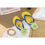 [巴拉娜巴西人字拖專賣店]中壢實體店面Havaianas 哈瓦仕 夾腳拖/人字拖鞋 SIMPSONS 辛普森沙灘 海灘 海邊黃綠色2022新款, , large