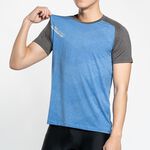 【AREXSPORT】AS-7414 冰絲 涼感衣 加大碼 男運動上衣 涼感衣 男上衣 短袖上衣 男大碼 吸排衣 圓領衣, , large