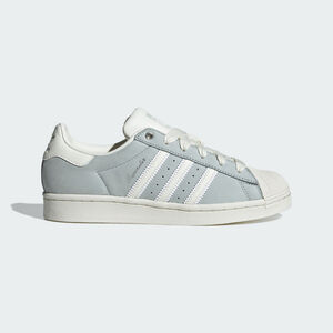 Kixpress-Adidas 愛迪達 Superstar W 女 運動休閒鞋 經典 復古鞋 貝殼頭 淺灰藍 白 [IE3038]