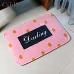 [ Caldo卡朵 ] 點點控珊瑚絨腳踏吸水地墊-親愛粉, , large