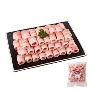 Paraguayan pork belly hotpot slices