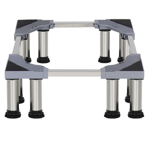 12-Foot Universal Extendable Stainless Steel Elevating Base for Refrigerators, Washing Machines, Dryers, Sterilizers, and Storage Racks (Universal for Vertical Drum Units)