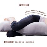 【日本旭川】AIRFit氧活力升級版多功能側睡輔助枕(大小超值組) 海馬枕 涼感 涼枕 長型抱枕 側睡枕 抱枕, , large