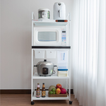 1pull-out panel, 2 drawers,4-tier rice bucket storage rack, , large