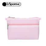 Lesportsac Cosmetic Clutch 雙層拉鍊化妝包 收納袋 盥洗包 女包(櫻花粉), , large