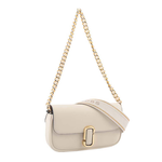 MARC JACOBS THE J MARC 平滑牛皮翻蓋迷你二用包/天空白, , large