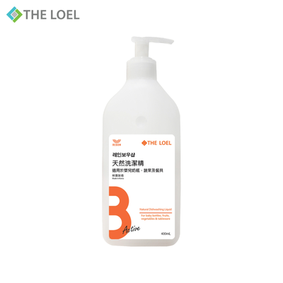 〔得來亞〕THE LOEL 抗菌濃縮天然洗潔精400ml (1入/2入)適用於嬰兒奶瓶及餐具、水果蔬菜清洗等/韓國製造