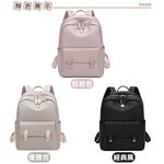 SPRING-尼龍後背包韓版時尚商務通勤後背包大容量後背包旅行後背包-多色, , large