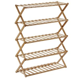 bamboo five-layer rack