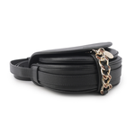 SEE BY CHLOE MARA BAG 牛皮小款斜背馬鞍包/黑色, , large