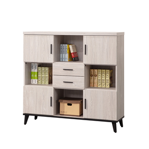 【唯熙傢俱】凱熙橡木白4尺收納櫃