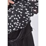 (S) bttwo fashion shop質感吊帶棉質蝴蝶黑色上衣二手衣, , large