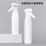 Pack of 4 HS03 Fashion White Multi-Function High-Pressure Ultra-Fine Continuous Spray Bottle (300 ml), 白, large