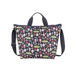 |快速出貨|Lesportsac Deluxe Easy Carry Tote 兩用托特包/ 紐約美食插畫風, , large