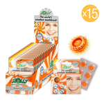 Rolly Brush Smallest toothbrush 15pack Peach, , large