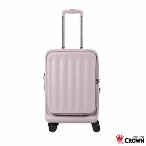 【CROWN 皇冠】Airstride 20吋擴充登機箱-霧粉