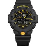 CASIO 卡西歐 G-SHOCK 黑黃配色系列 雙顯手錶 GA-700CY-1A, , large