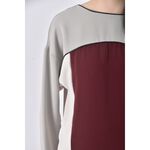 (XL) huckle berry韓牌質感跳色綠色長袖上衣二手衣, , large