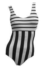 QXHEE.T.Made in Taiwan. Boxer vest swimsuit, , large