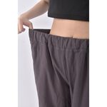 (M) fashion classic高腰七分灰色長褲二手衣, , large