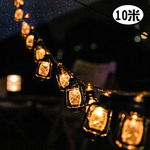 戶外露營串【長度10米80顆小燈泡(電池款)】 氛圍露營小燈串 小燈串 LED露營小燈 LED露營燈 燈帳篷裝飾 彩燈 氛圍燈 小燈泡 露營燈串 戶外防水, , large