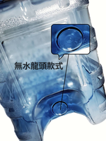 台灣製造PC方型蒸餾水桶 4加侖 16公升- 把手~食品級原料~桶裝水桶［不含水］~藍色水桶 FDA (無水龍頭), , large