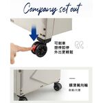 【AOTTO】升級款折疊萬向輪收納購物車-綠色(AC-232GN), , large