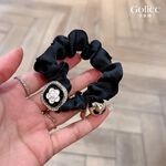 【Gulicc】古莉可 髮圈 法式小香風山茶花大腸髮圈, , large